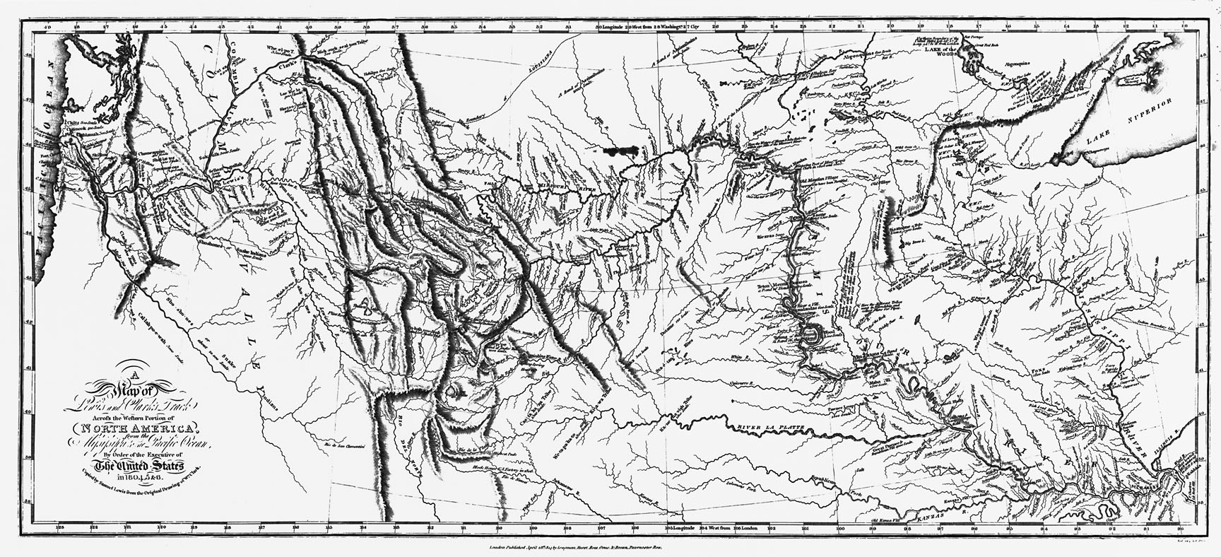 7. Map of Lewis and Clark's Track