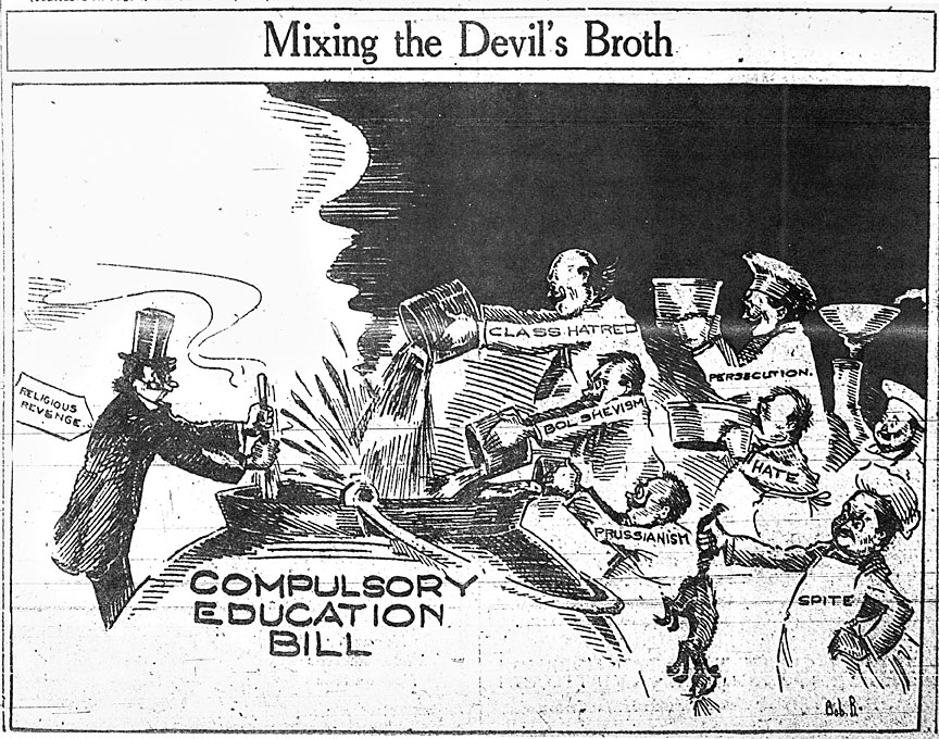 1.Mixing the Devil's Broth, editorial cartoon, November 1922