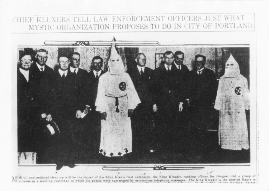 3. KKK meets with Portland leaders, 1921