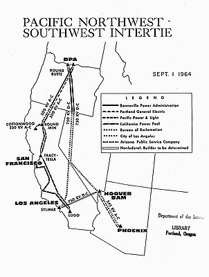 Pacific Intertie Map