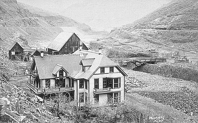 Sherar's Hotel & Toll Bridge, c. 1910