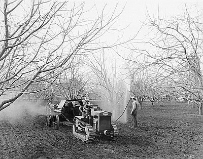 Spraying Orchard, Hood River